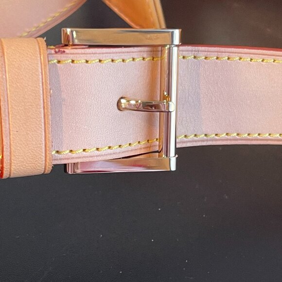 LOUIS VUITTON Vintage (1999) Monogram Vernis Fulton Belt Bag 24" - 28"- Preowned - Picture 7 of 13